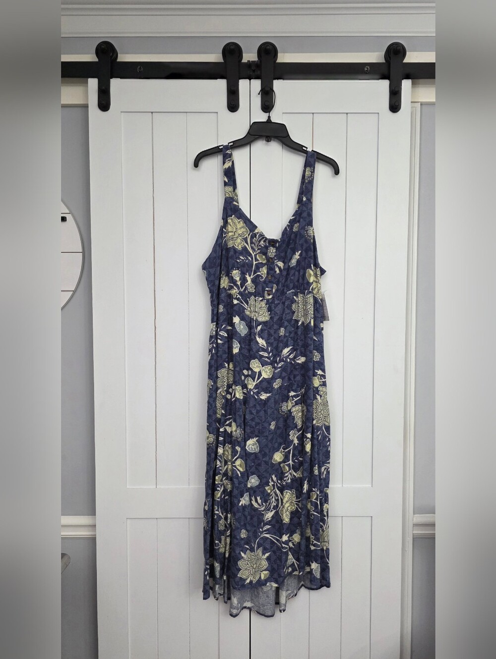 Sonoma Floral Printed Tiered Midi Length Dress. NEW!